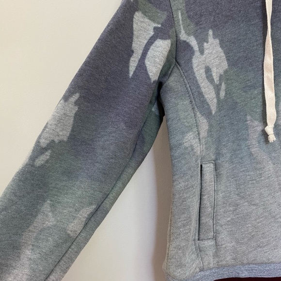 Dance & Marvel Full Zip Hoodie Jacket Camo Ombré Size Small - Picture 3 of 6